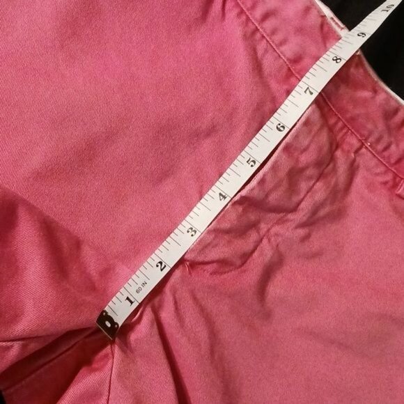 America Eagle Outfitters 100% Cotton Button Fly Shorts Salmon Pink Size 4 - Picture 11 of 12